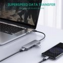 AUKEY CB-H36 keskitin USB 2.0 5000 Mbit/s Hopea AUKEY CB-H36 keskitin USB 2.0 5000 Mbit/s Hopea