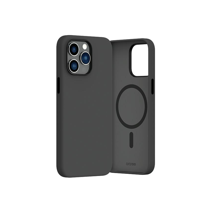 Araree etui Typoskin M iPhone 15 Pro Max 6.7" czarny|black AR20-