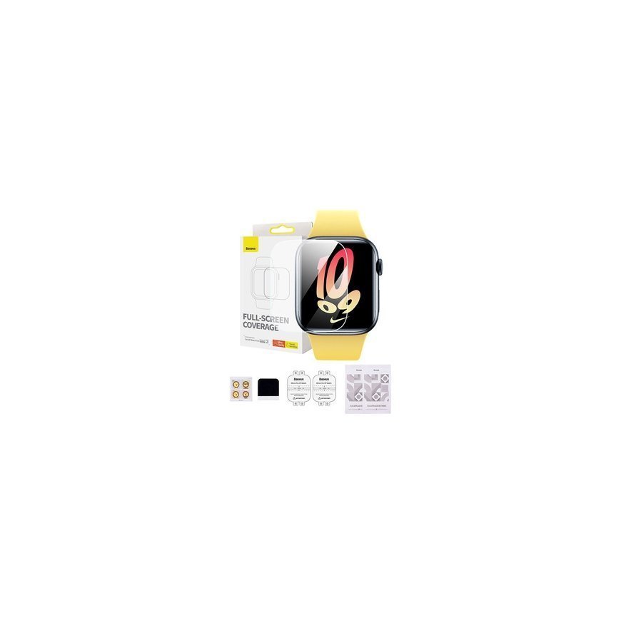 Baseus 45mm Protective Film for AP Watch 7/8, Clear – 2