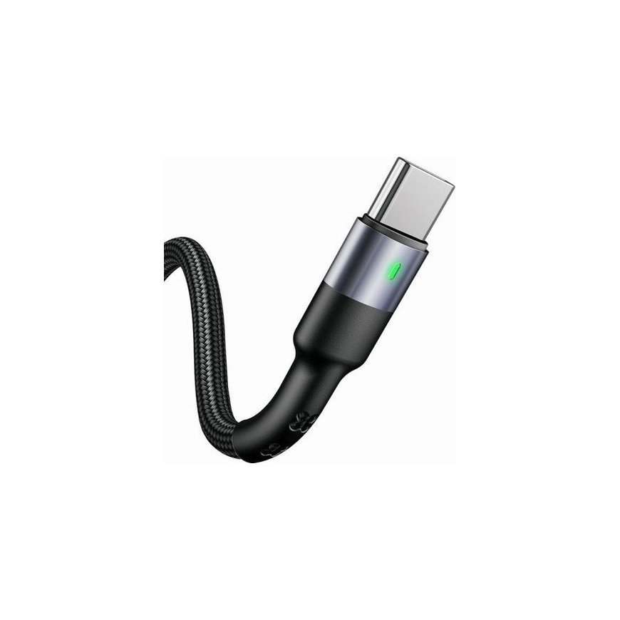 USAMS Kabel pleciony U26 USB-C 1m 1szt. for set 3A Fast Charging