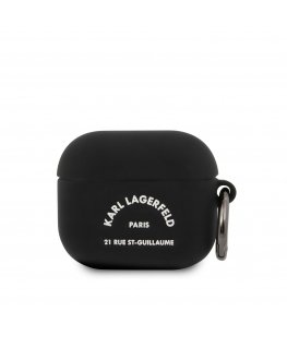 KLACA3SILRSGBK Karl Lagerfeld Rue St Guillaume silicone case for