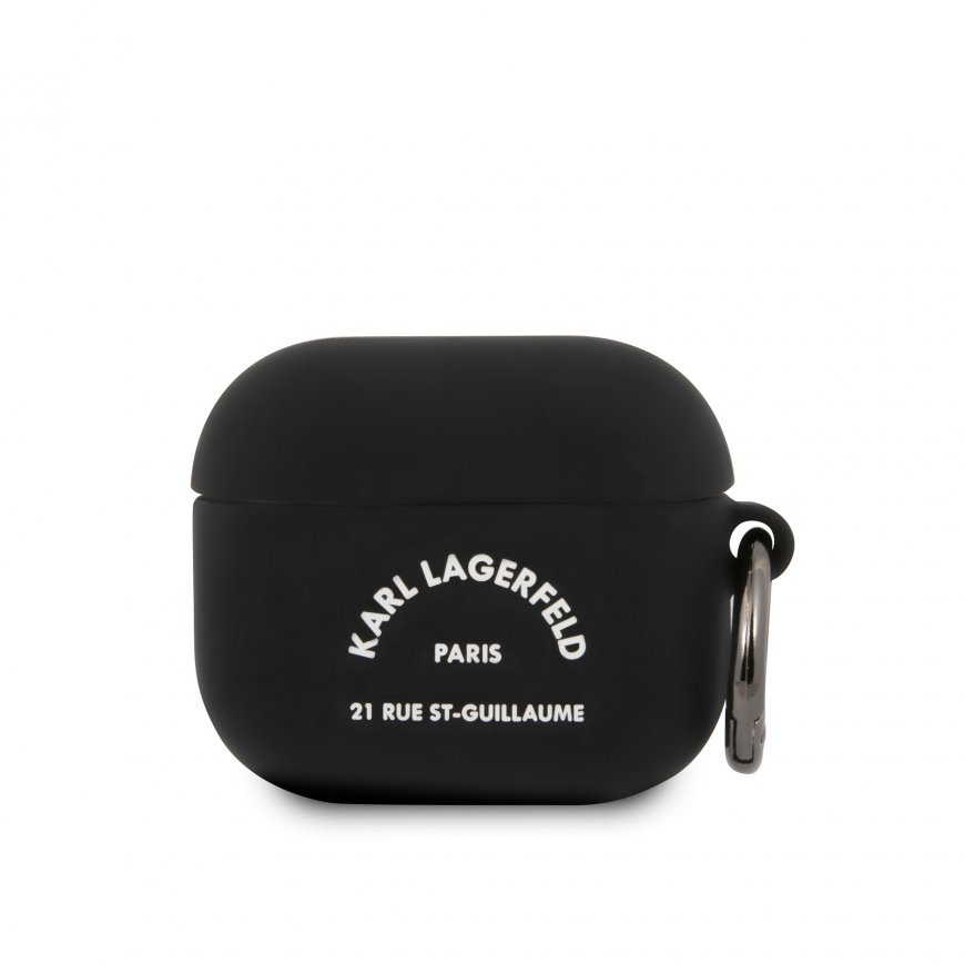 KLACA3SILRSGBK Karl Lagerfeld Rue St Guillaume silicone case for