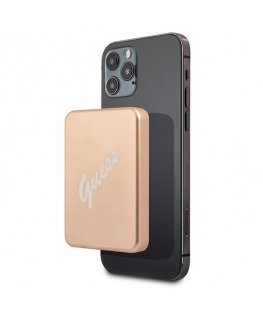 Guess Powerbank Inductive 5W GUPBMSVSLG 3000mAh gold|gold MagSaf