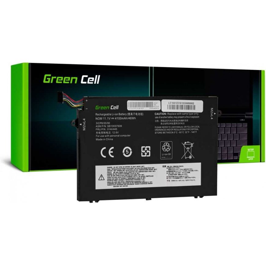 Lenovo Battery Green Cell L17C3P51 L17L3P51