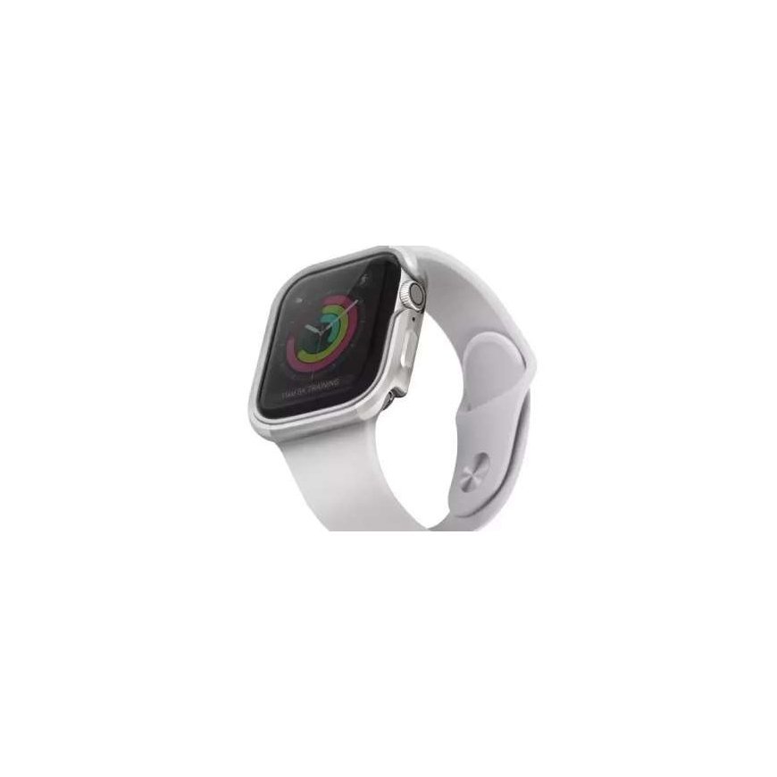 Uniq case for Valencia Apple Watch Series 4|5|6 | SE 40mm. silve