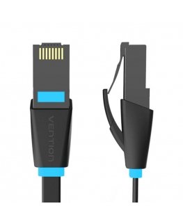Flat UTP Category 6 Network Cable Vention IBJBF 1m Black