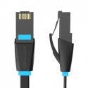 Flat UTP Category 6 Network Cable Vention IBJBF 1m Black Flat UTP Category 6 Network Cable Vention IBJBF 1m Black