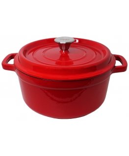 Round enameled cast iron pot Zyle ZY126RKI