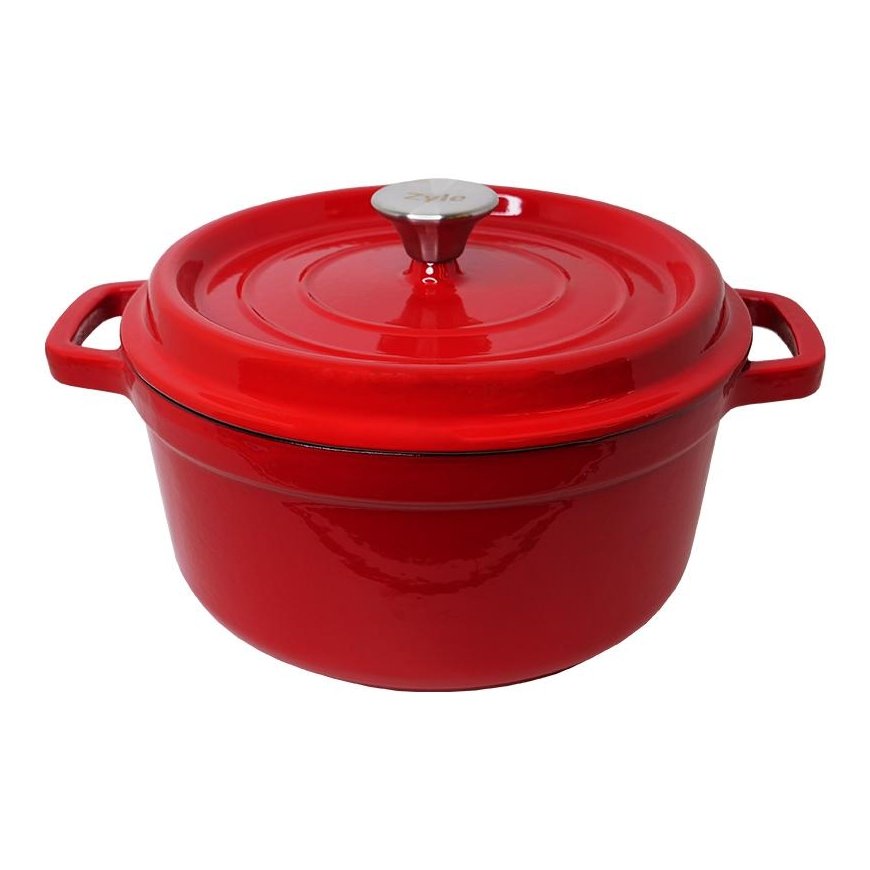 Round enameled cast iron pot Zyle ZY126RKI