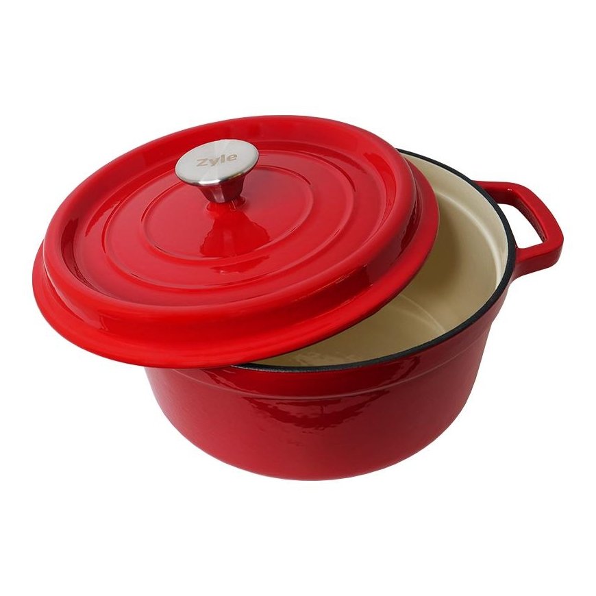Round enameled cast iron pot Zyle ZY126RKI – 2
