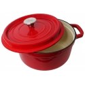 Round enameled cast iron pot Zyle ZY126RKI Round enameled cast iron pot Zyle ZY126RKI