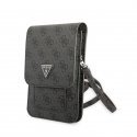 Guess PU 4G Triangle Logo Phone Bag Black Guess PU 4G Triangle Logo Phone Bag Black