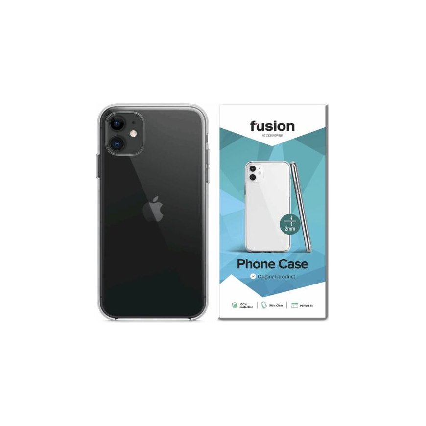 Fusion Ultra Clear Series 2 mm Silicone Case For LG K41S Transpa