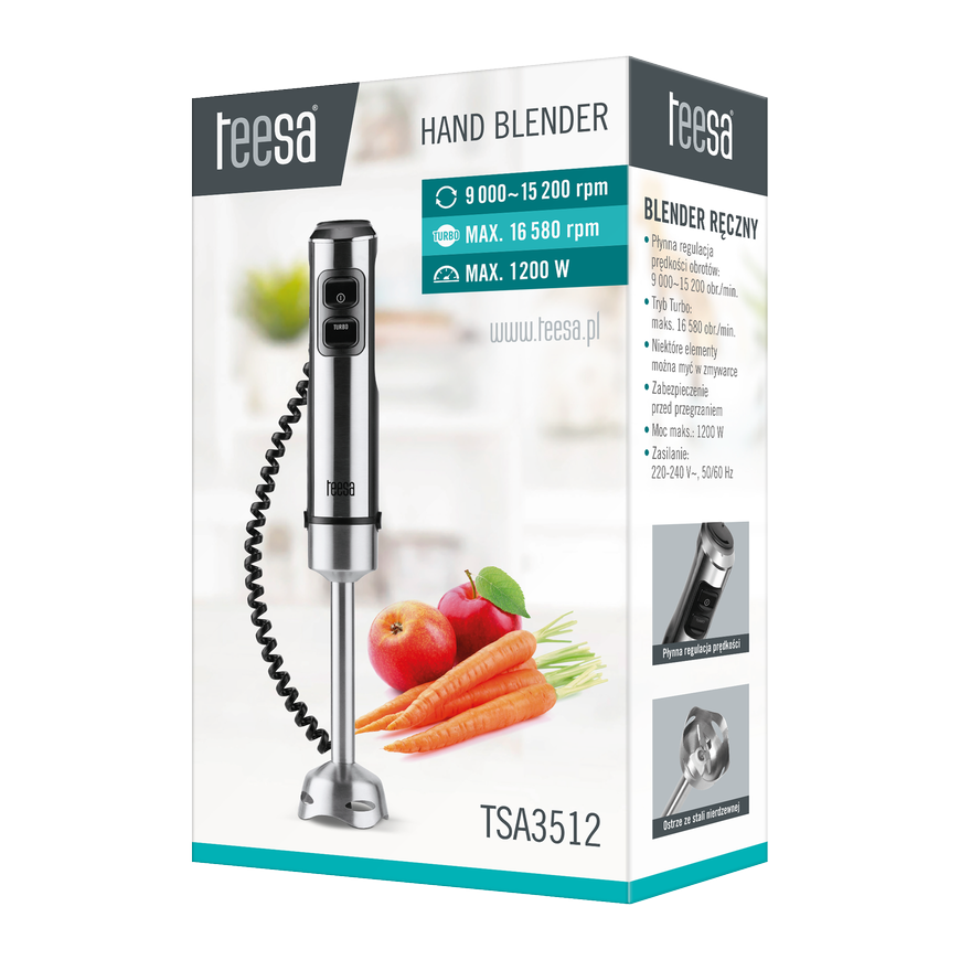 Teesa Hand mixer 1200W – 4