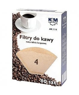 Coffee filtres, size 4, 80 AK 114