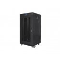 SZAFA INSTALACYJNA RACK STOJĄCA 19" 22U 600X600 CZARNA DRZWI PERFOROWANE LCD LANBERG (FLAT PACK) V2 SZAFA INSTALACYJNA RACK STOJĄCA 19" 22U 600X600 CZARNA DRZWI PERFOROWANE LCD LANBERG (FLAT PACK) V2