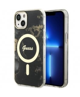 Guess GUHMP14SHTMRSK iPhone 14 6.1" czarny|black hardcase Golden