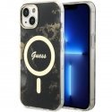 Guess GUHMP14SHTMRSK iPhone 14 6.1" czarny|black hardcase Golden Guess GUHMP14SHTMRSK iPhone 14 6.1" czarny|black hardcase Golden