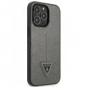 Guess PU Saffiano Triangle Case for iPhone 13 Pro Silver Guess PU Saffiano Triangle Case for iPhone 13 Pro Silver