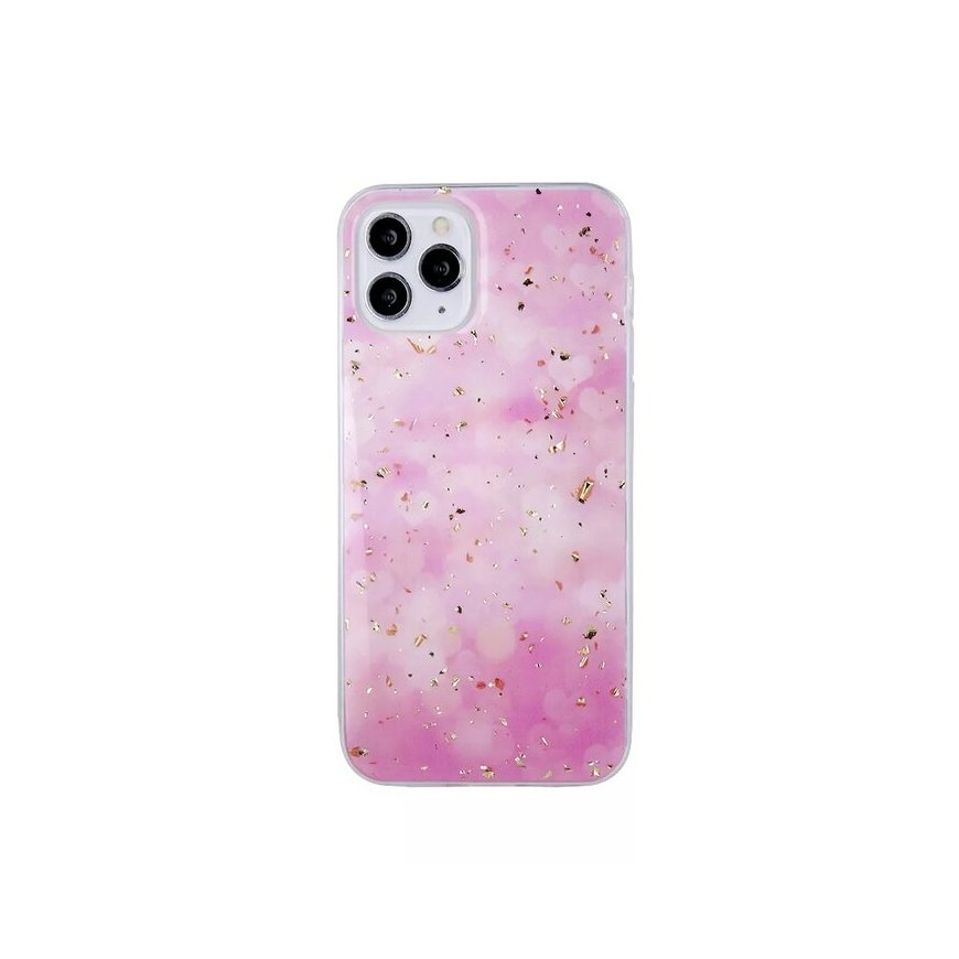 Fusion Gold Glam Pink silicone case for Apple iPhone 11