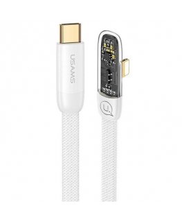 USAMS Kabel kątowy USB-C na Lightning PD 20W Fast Charging Icefl