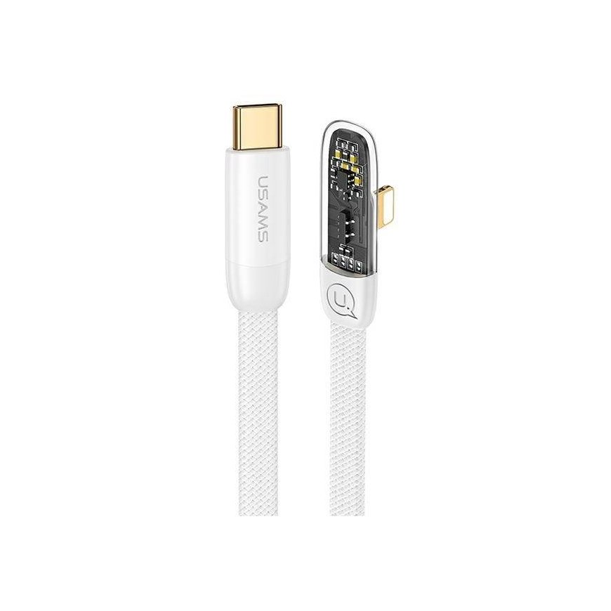 USAMS Kabel kątowy USB-C na Lightning PD 20W Fast Charging Icefl