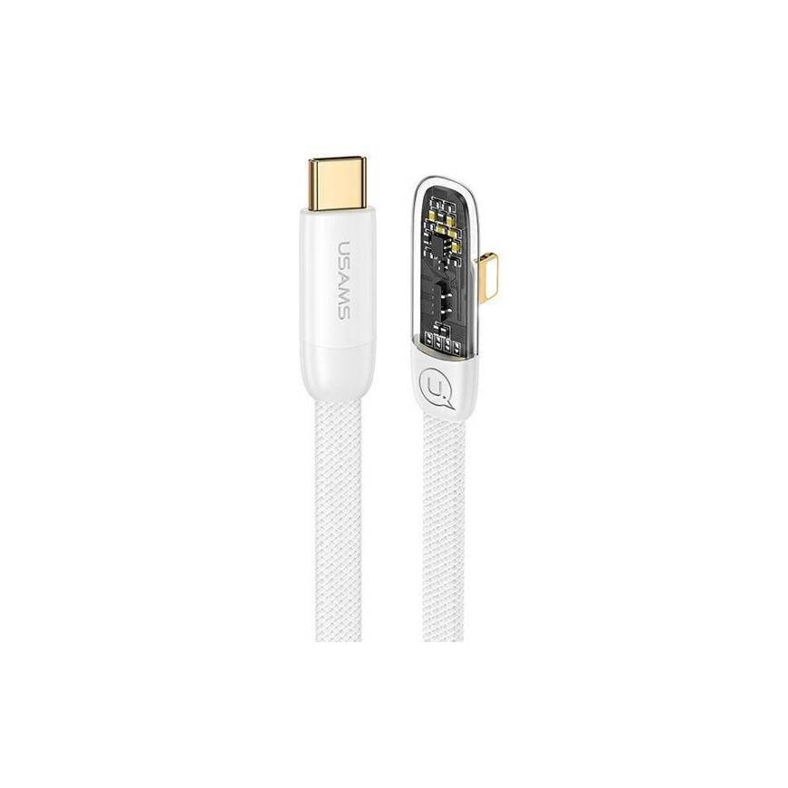USAMS Kabel kątowy USB-C na Lightning PD 20W Fast Charging Icefl – 2