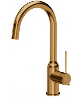 Kitchen faucet Quadron Ingrid Q Line SteelQ standing copper (84818011)