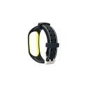 Beline pasek Sport Mi Band 3|4 czarno-limonkowy black|lime Beline pasek Sport Mi Band 3|4 czarno-limonkowy black|lime