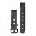 Garmin QuickFit 20 Grupė Grafitas Silikonas Garmin QuickFit 20 Grupė Grafitas Silikonas