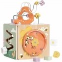 CLASSIC WORLD Drewniana Kostka Edukacyjna Sensoryczna 5w1 CLASSIC WORLD Drewniana Kostka Edukacyjna Sensoryczna 5w1