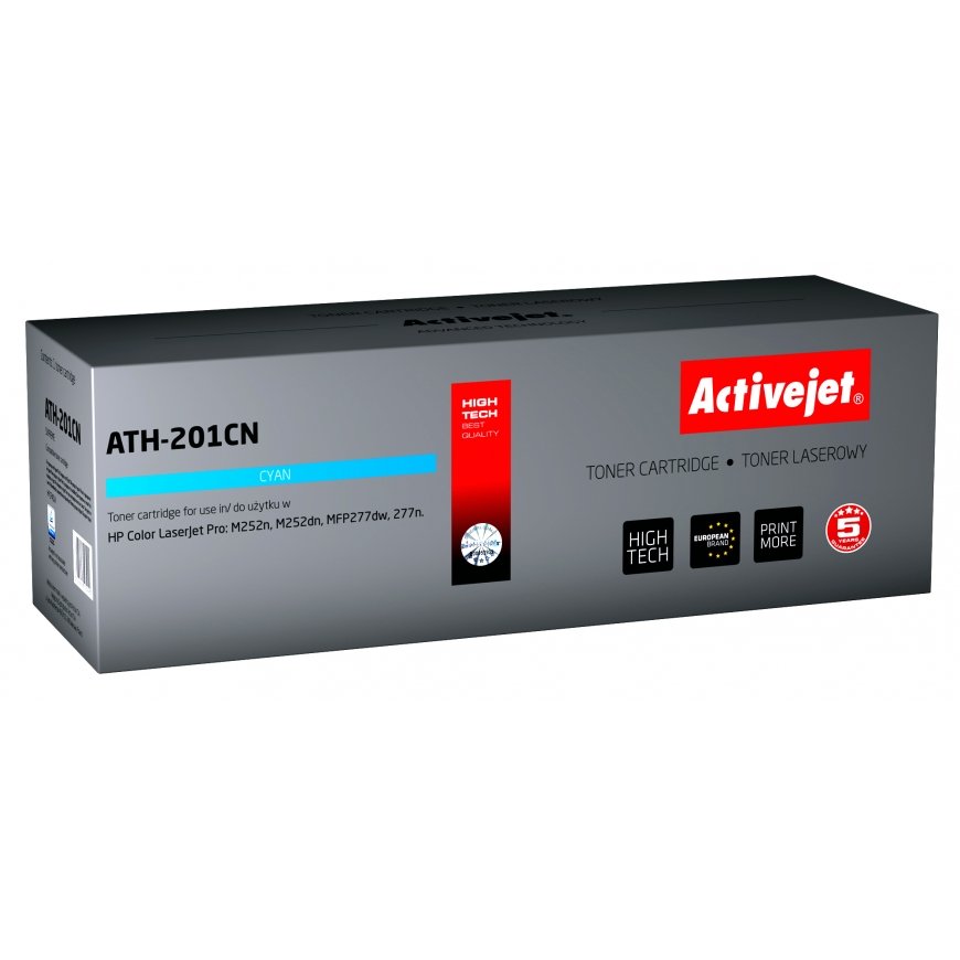 Activejet ATH-201CN toonerikassett 1 tk Kokkusobiv Tsüaan
