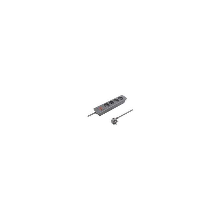 Power cord 230V extension cord, CEE7 socket 3x, 10m, white (KS100PT301) – 2