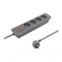 Maitinimo laidas 230V ilgintuvas, CEE7 lizdas 3x, 10m, baltas (KS100PT301)