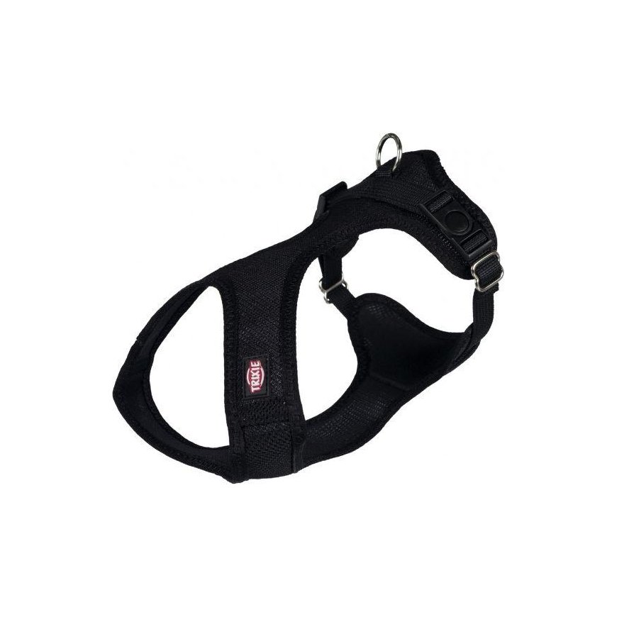 TRIXIE Comfort Soft touring petnešos, S 33-50cm/20mm, juodos