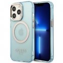 Guess GUHMP13LHTCMB iPhone 13 Pro | 13 6,1" niebieski|blue hard Guess GUHMP13LHTCMB iPhone 13 Pro | 13 6,1" niebieski|blue hard