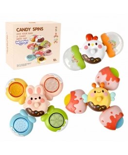 WOOPIE BABY Spinner Zabawka Sensoryczna Pszczoła Kurczak Królik Wymienne 3 pcs.
