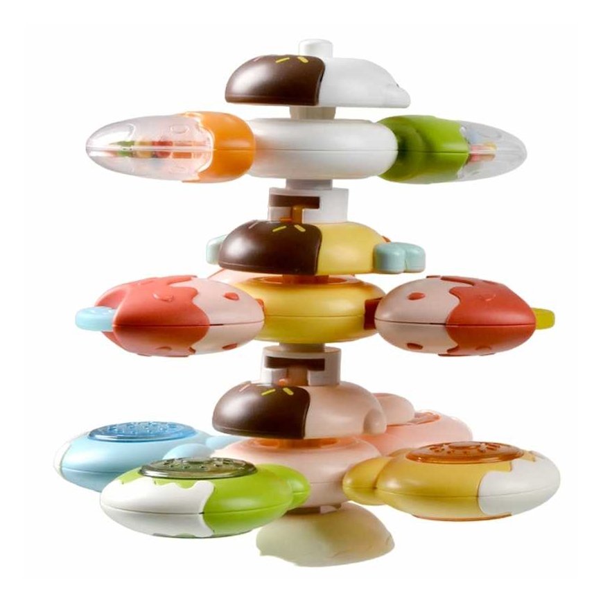 WOOPIE BABY Spinner Zabawka Sensoryczna Pszczoła Kurczak Królik Wymienne 3 pcs. – 3
