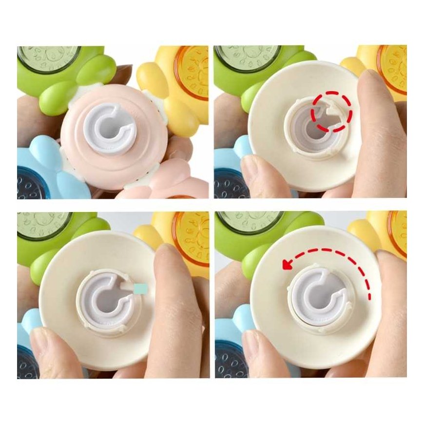 WOOPIE BABY Spinner Zabawka Sensoryczna Pszczoła Kurczak Królik Wymienne 3 pcs. – 5