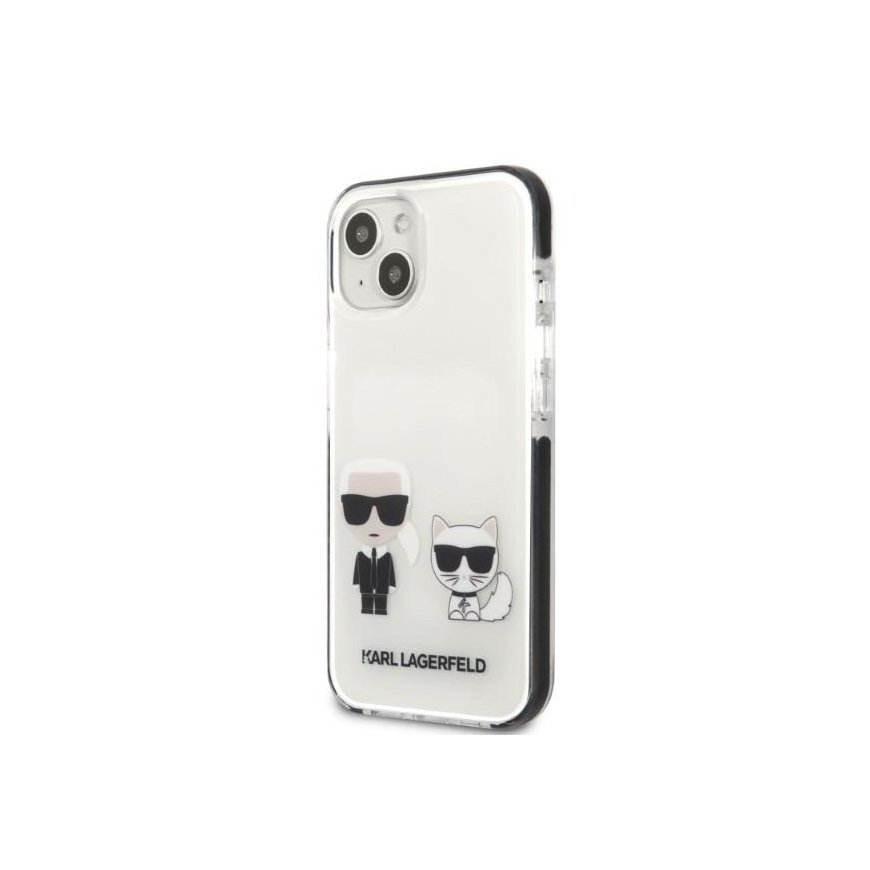 Karl Lagerfeld KLHCP13STPEKCW iPhone 13 mini 5.4" hard case, white Karl&Choupette – 2