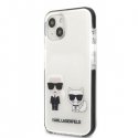 Karl Lagerfeld KLHCP13STPEKCW iPhone 13 mini 5.4" hard case, white Karl&Choupette Karl Lagerfeld KLHCP13STPEKCW iPhone 13 mini 5.4" hard case, white Karl&Choupette