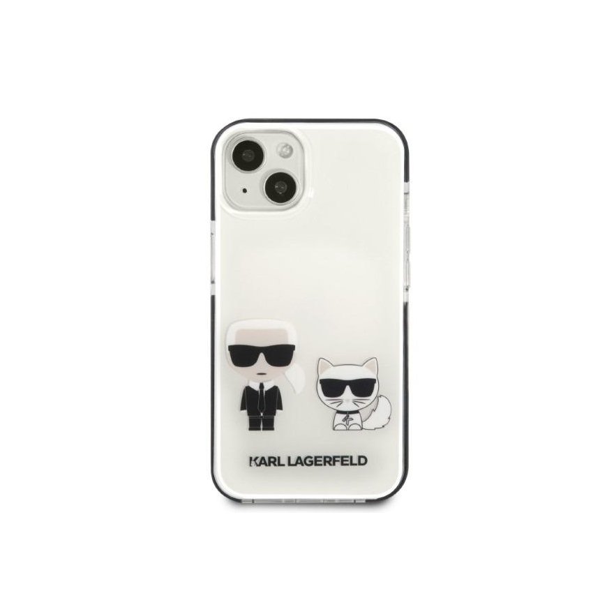Karl Lagerfeld KLHCP13STPEKCW iPhone 13 mini 5.4" hard case, white Karl&Choupette – 3