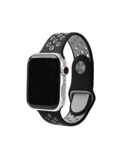 Beline pasek Apple Watch Sport Silicone 38|40|41mm czarno-szary