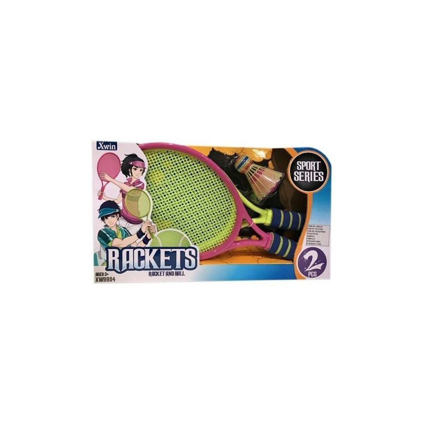 Mega Creative Rackets + Shuttlecock (9904B)