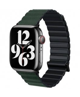 Beline pasek Apple Watch Magnetic Pro 42|44|45|49mm czarno|zielo