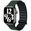 Beline pasek Apple Watch Magnetic Pro 42|44|45|49mm czarno|zielo Beline pasek Apple Watch Magnetic Pro 42|44|45|49mm czarno|zielo