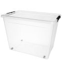 SIMPLESTORE STORAGE BOX WITH ROLLS IN BOX 58X39X42CM 80L (1742) SIMPLESTORE STORAGE BOX WITH ROLLS IN BOX 58X39X42CM 80L (1742)