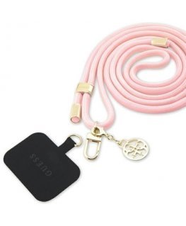 Guess GUOUCNMG4EP Universal CBDY Cord pasek różowy|pink Nylon 4G