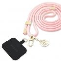 Guess GUOUCNMG4EP Universal CBDY Cord pasek różowy|pink Nylon 4G Guess GUOUCNMG4EP Universal CBDY Cord pasek różowy|pink Nylon 4G
