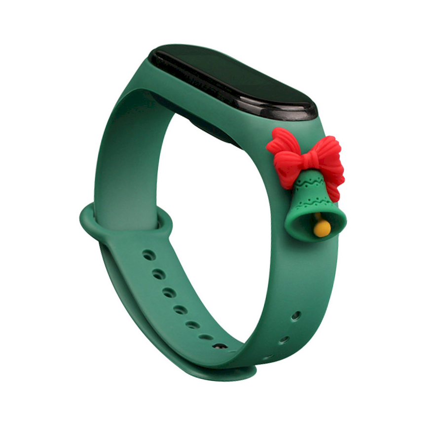 Fusion Xmas Bell for Xiaomi Mi Band 5 | Mi Band 6 green